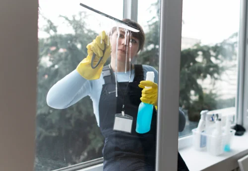 Nettoyage de vitres intérieures et extérieures à Ruffieux